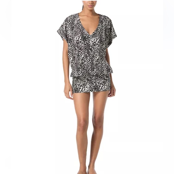 Michael Kors Caftan Cover Up Dress - Picture 1 of 8